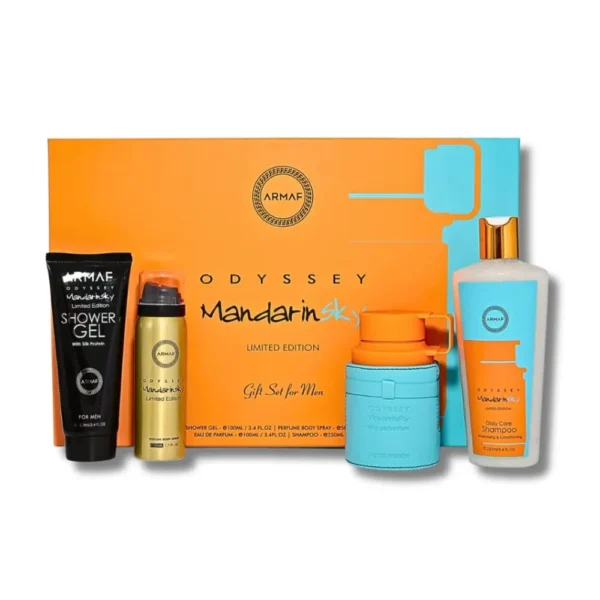 SET ARMAF ODYSSEY MANDARIN 100 ML + SHAMPOO + CREMA + SHOWER GEL EDP 100 ML