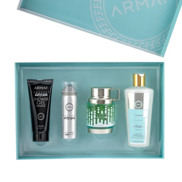 SET ARMAF ODYSSEY AQUA 100 ML + SHAMPOO + CREMA + SHOWER GEL EDP 100 ML